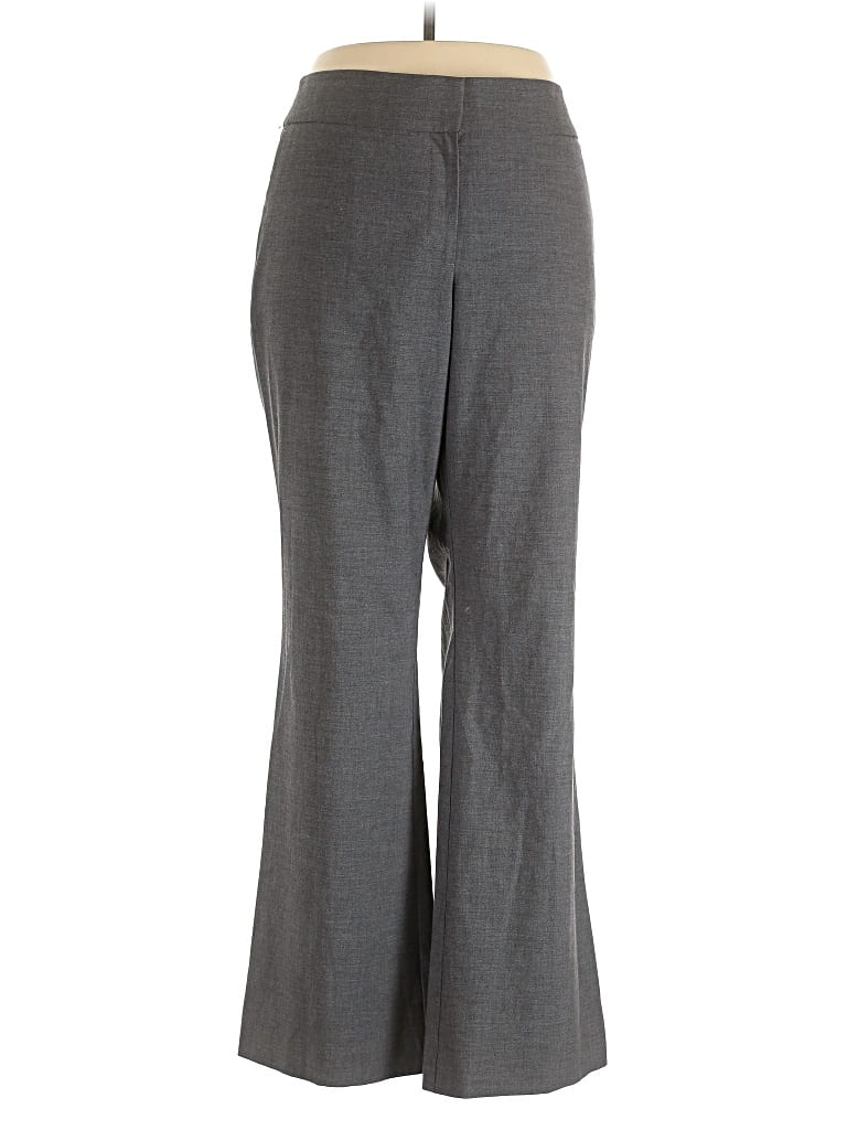 Pre-owned Ann Taylor Factory Dress Pants In Gray