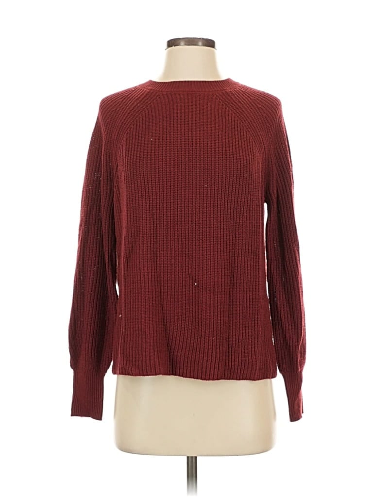 JESSICA SIMPSON Pre-owned Pullover Sweater In Burgundy