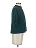 TeXTURE & THREAD Madewell Teal 3/4 Sleeve Blouse Size XS - photo 4