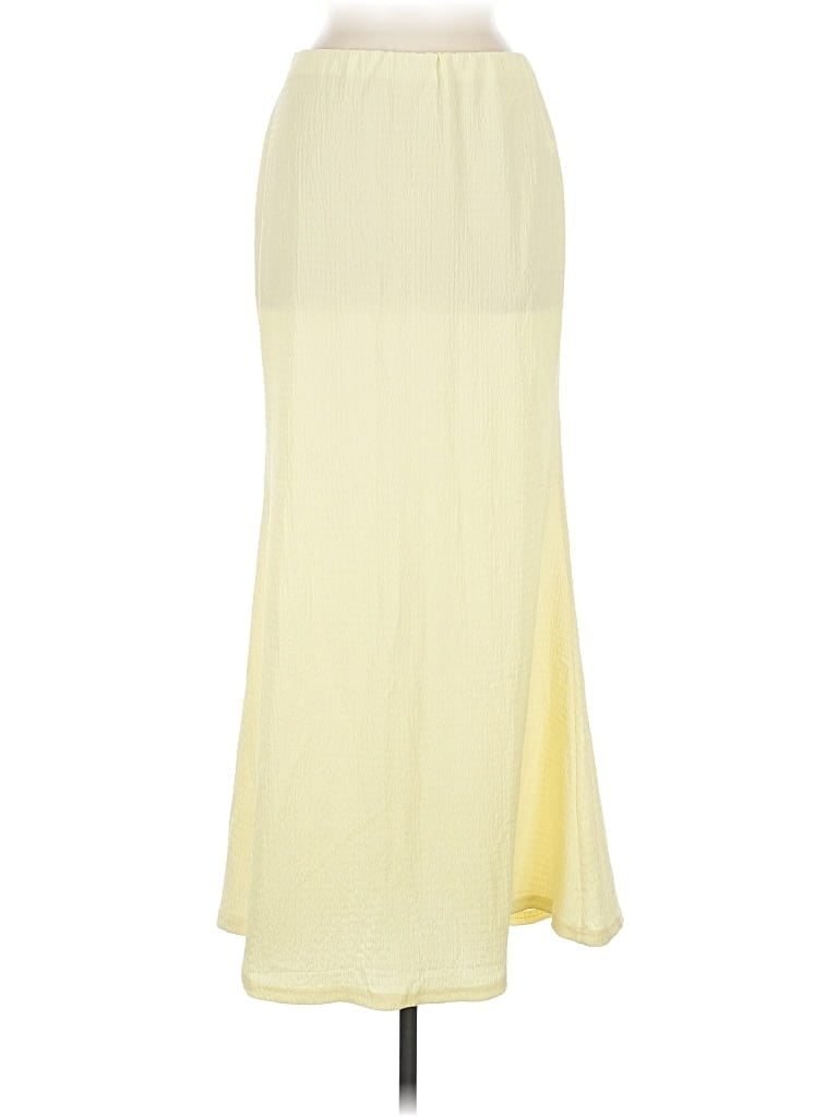 Pre-owned Hello Molly Formal Skirt In Yellow