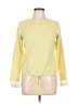 Magaschoni 100% Cashmere Yellow Green Sweatshirt Size 12 - 14 Petite - photo 1