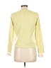 Magaschoni 100% Cashmere Yellow Green Sweatshirt Size 12 - 14 Petite - photo 2
