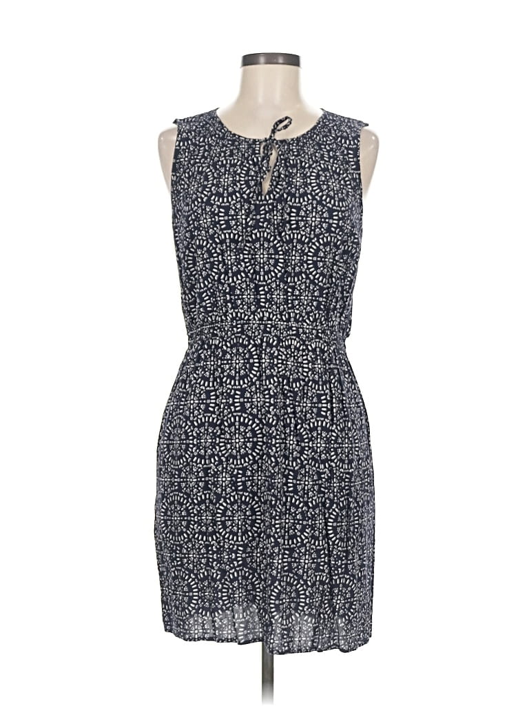 Pre-owned Ann Taylor Loft Outlet Casual Dress In Blue