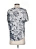 Ann Taylor LOFT 100% Polyester Silver Short Sleeve Blouse Size XS - photo 2