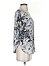Ann Taylor LOFT 100% Polyester Silver Short Sleeve Blouse Size XS - photo 4