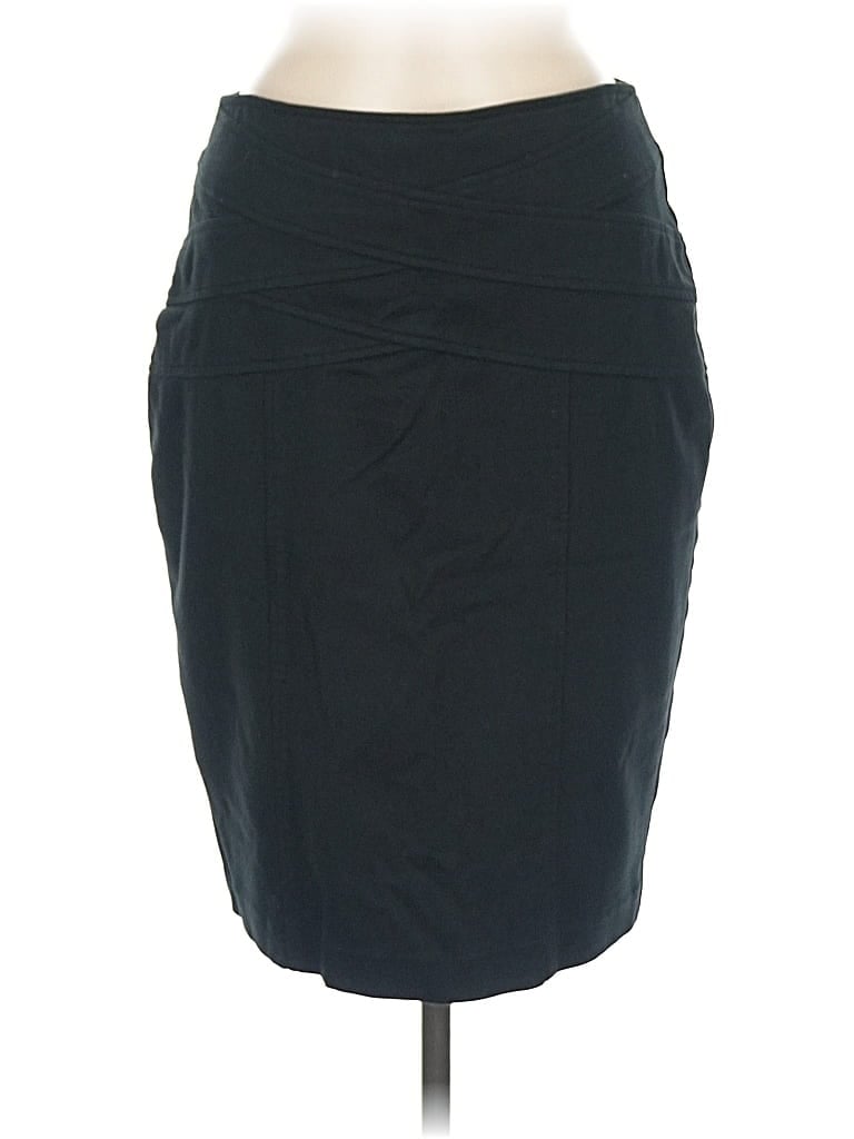 Pre-owned Inc International Concepts Casual Skirt In Black