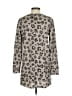 Bombom Animal Print Gray Tan Pullover Sweater Size S - photo 2