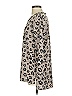 Bombom Animal Print Gray Tan Pullover Sweater Size S - photo 5