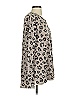 Bombom Animal Print Gray Tan Pullover Sweater Size S - photo 4