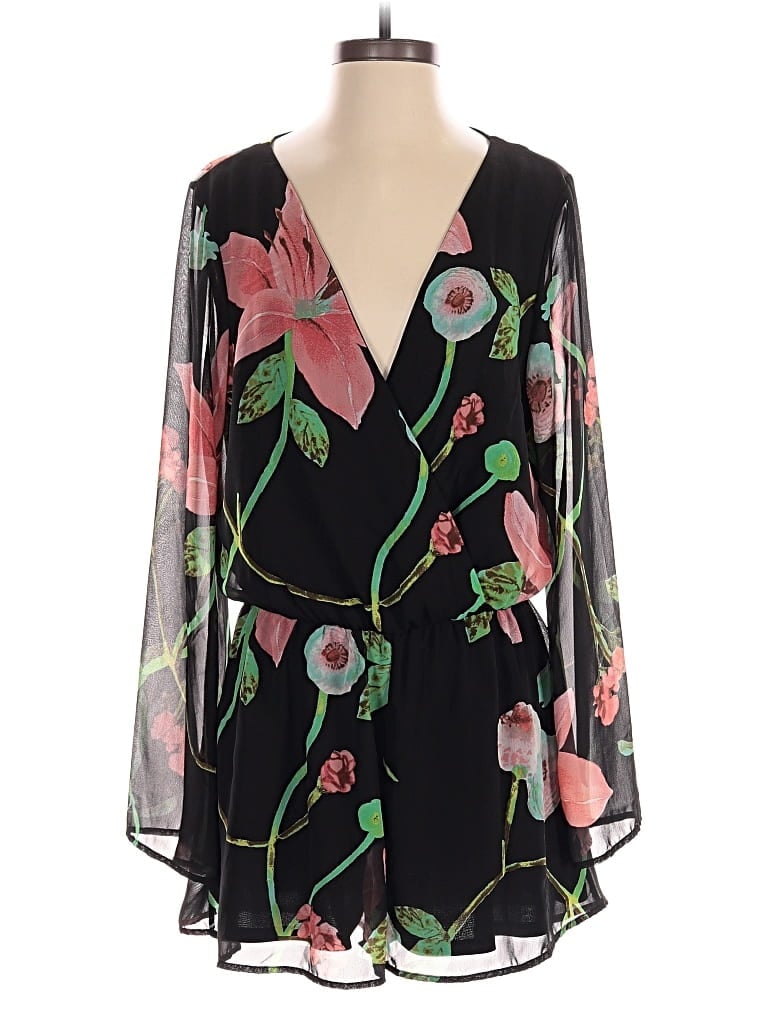 Pre-owned Leith Romper In Black