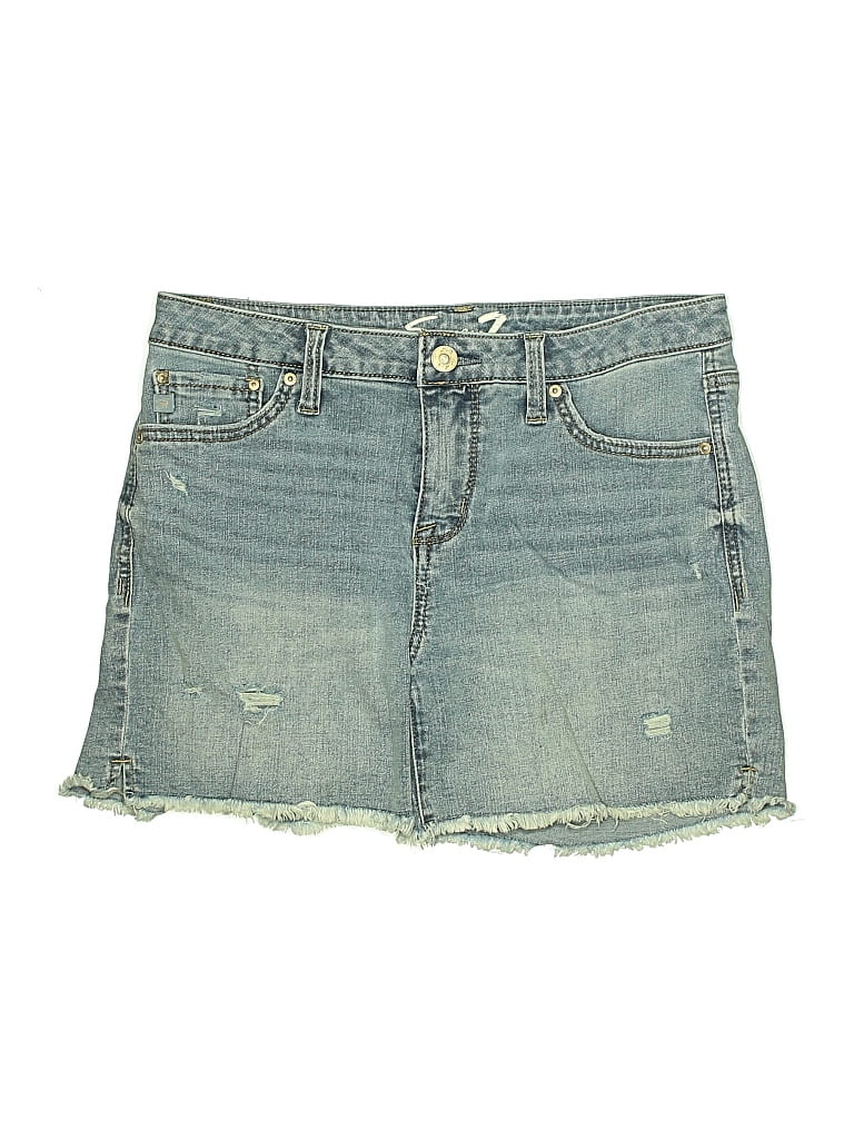 Pre-owned Seven7 Denim Shorts In Blue