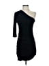Express Solid Black Cocktail Dress Size XS - photo 1