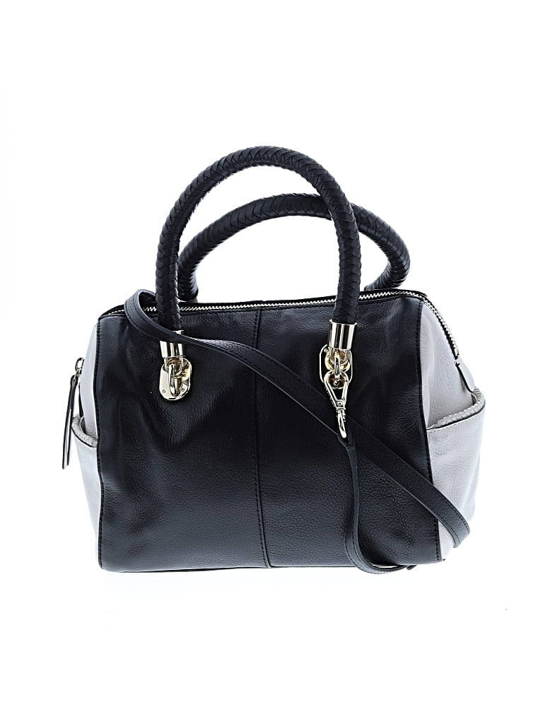 Pre-owned Cole Haan Leather Satchel In Black