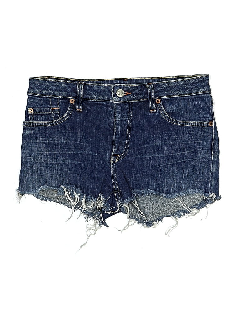 Pre-owned Hudson Denim Shorts In Blue