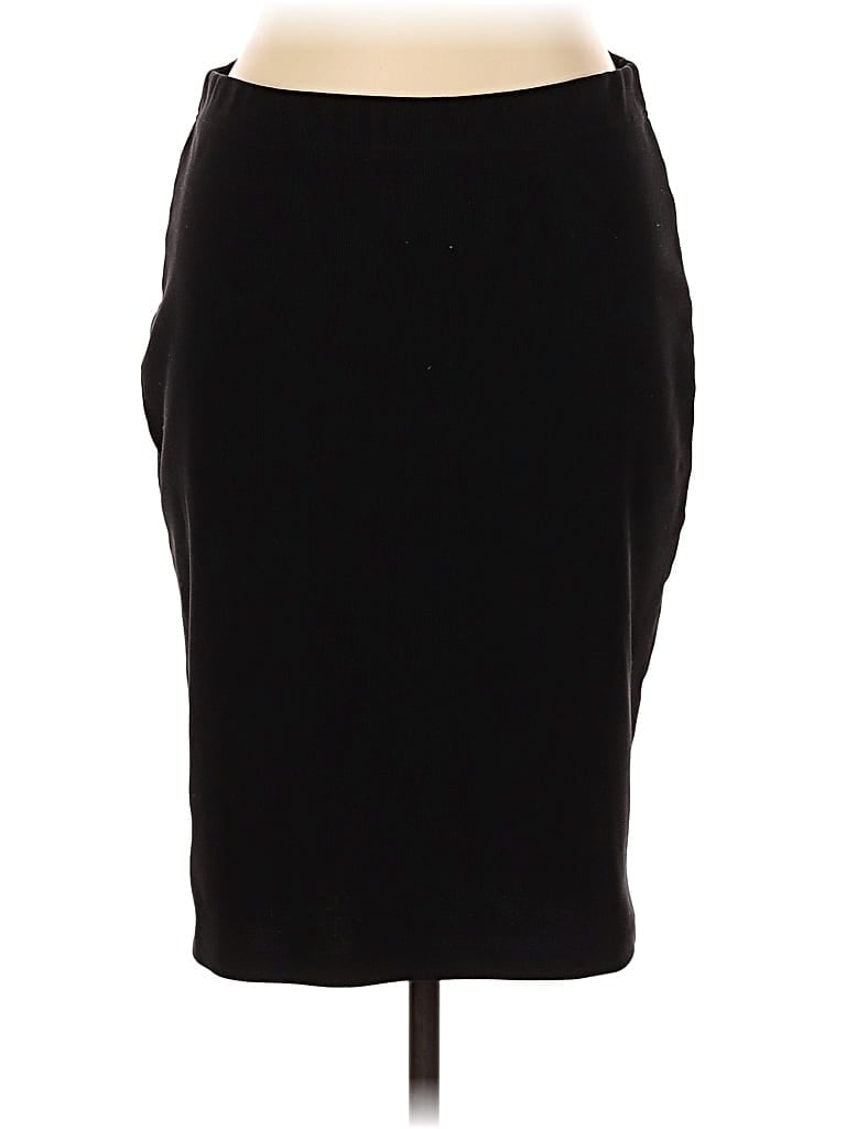 Pre-owned Forever 21 Plus Formal Skirt In Black
