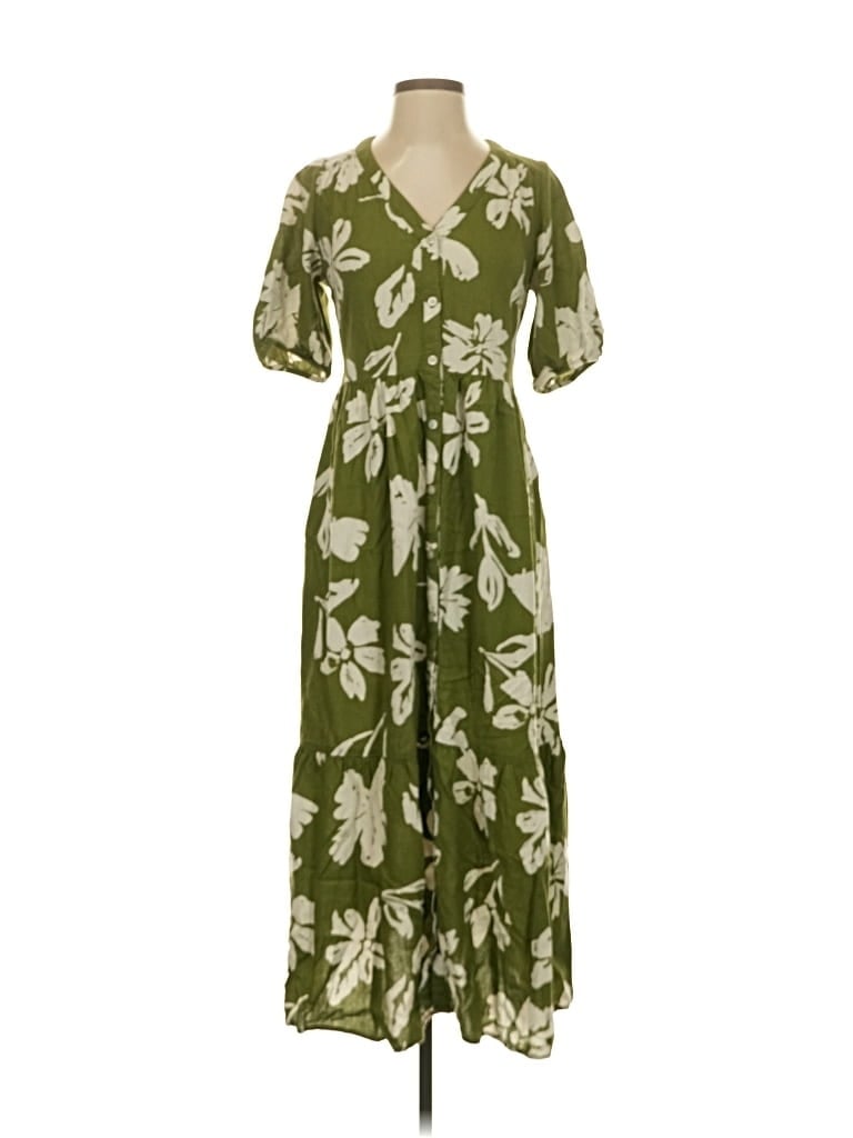 Pre-owned Sonoma Goods For Life Casual Dress In Green