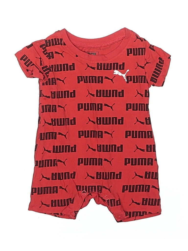Click to view more detailed imagery on our partner's website Pre-owned Puma Babies' Short Sleeve Outfit In Red