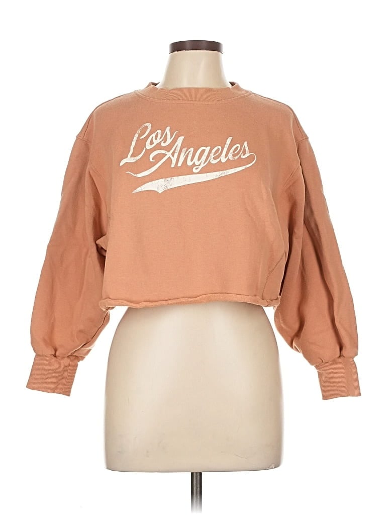 Pre-owned Wild Fable Sweatshirt In Brown