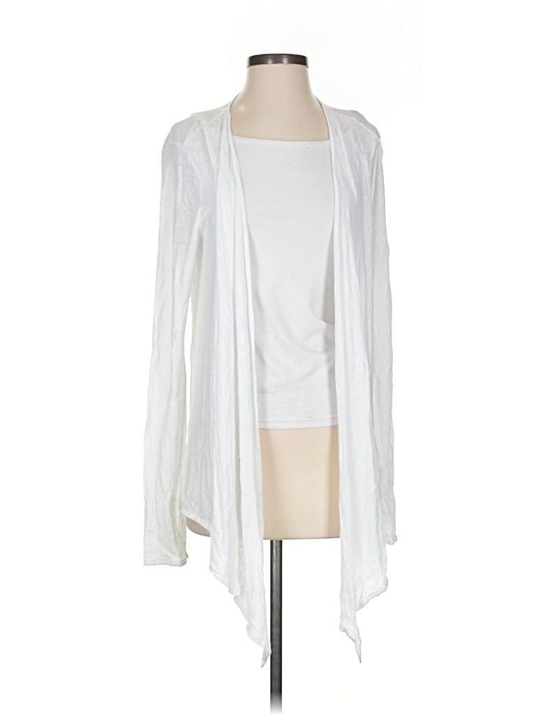 Pre-owned Calypso St Barth Cardigan Sweater In White