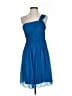 J.Crew 100% Polyester Solid Blue Cocktail Dress Size 5 (petite) - photo 1