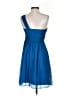 J.Crew 100% Polyester Solid Blue Cocktail Dress Size 5 (petite) - photo 2