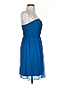 J.Crew 100% Polyester Solid Blue Cocktail Dress Size 5 (petite) - photo 4