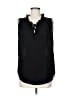 Jon & Anna 100% Polyester Black Sleeveless Blouse Size M - photo 1