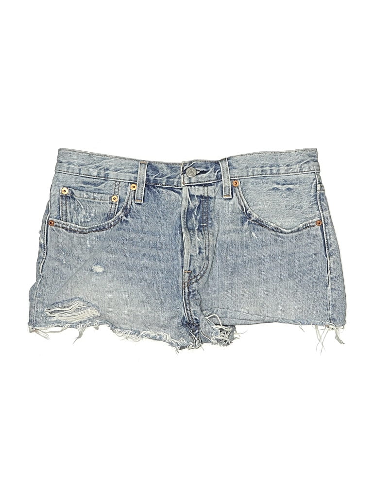 Click to view more detailed imagery on our partner's website Pre-owned Levi's Denim Shorts In Blue