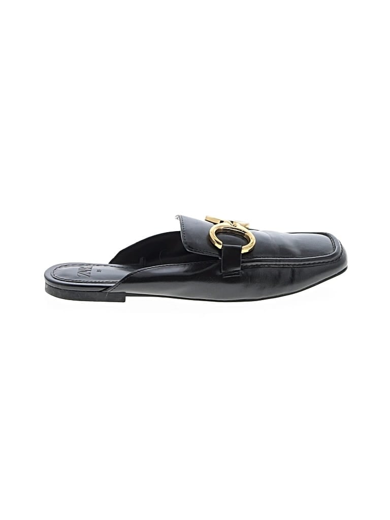 Pre-owned Zara Mule/clog In Black