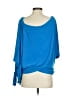 Abi Ferrin Blue 3/4 Sleeve Top Size S - photo 2