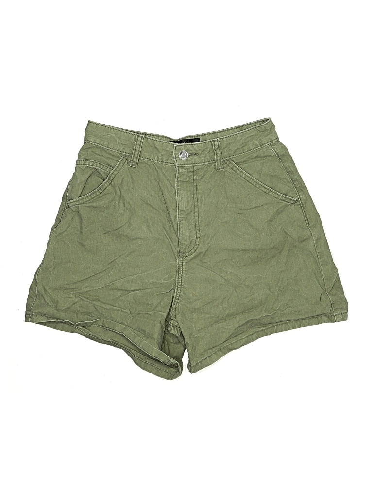 Pre-owned Asos Design Khaki Shorts In Green