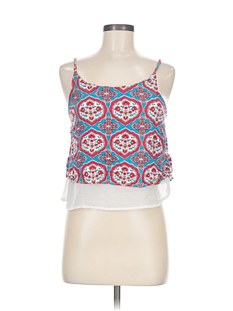 Pre-owned Stoosh Sleeveless Top Red Halter Neckline Tops