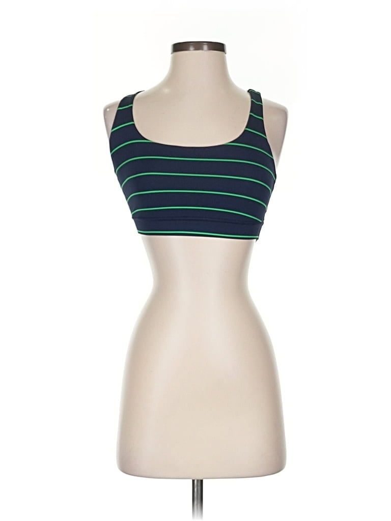 Pre-owned Lululemon Athletica Tank Top Blue Strapless Neckline Tops