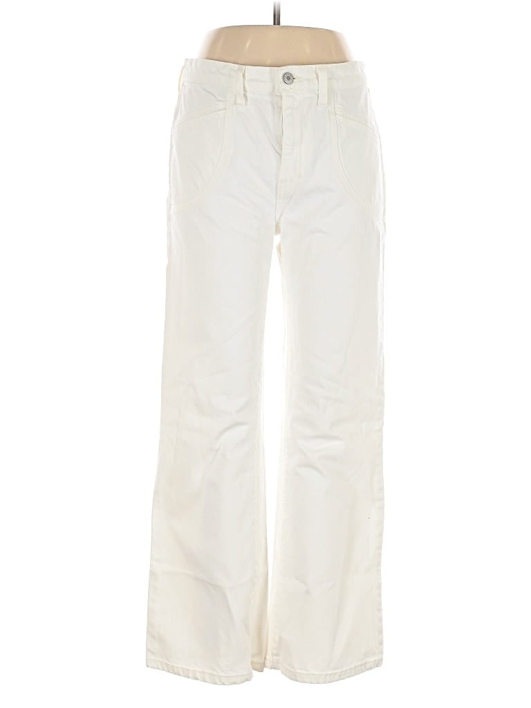 Pre-owned Nili Lotan Jeans In White