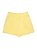 Babaton Solid Yellow Shorts Size 4 - photo 1