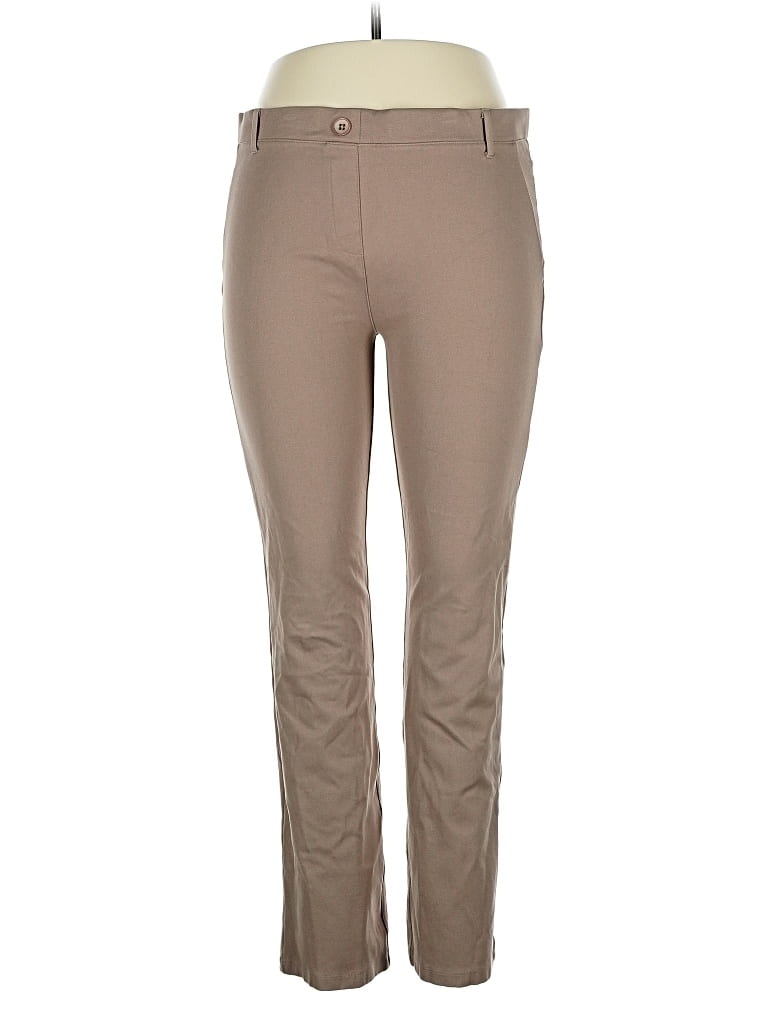 Pre-owned Betabrand Casual Pants In Brown