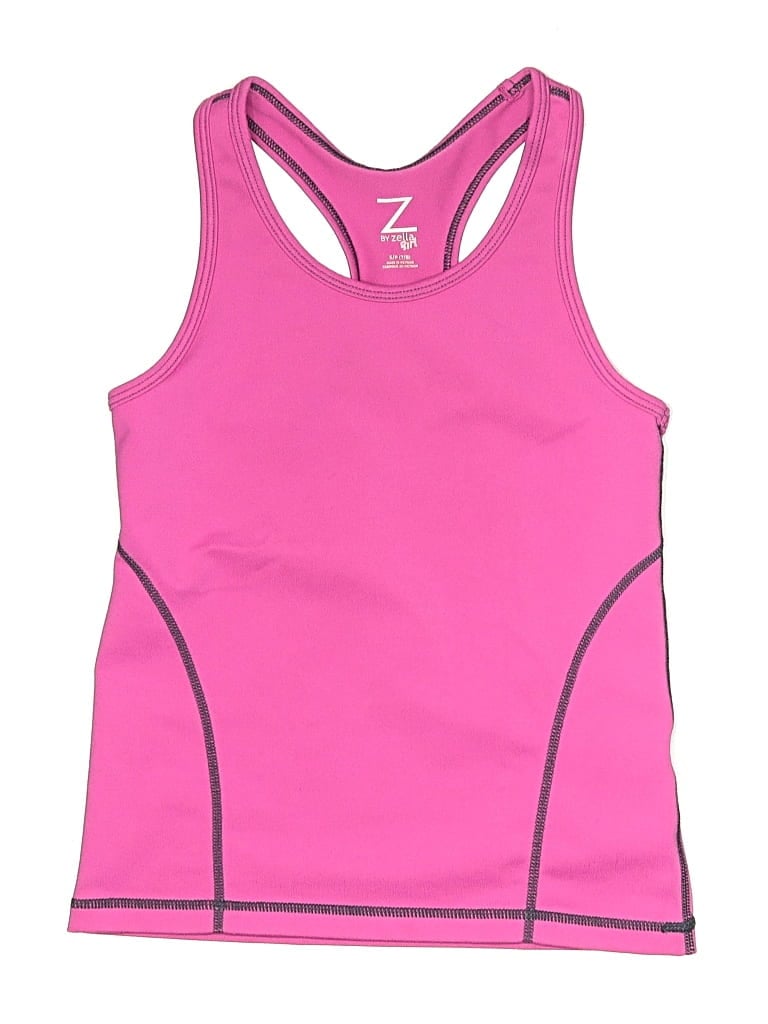 Pre-owned Z By Zella Kids' Active Tank Top In Pink