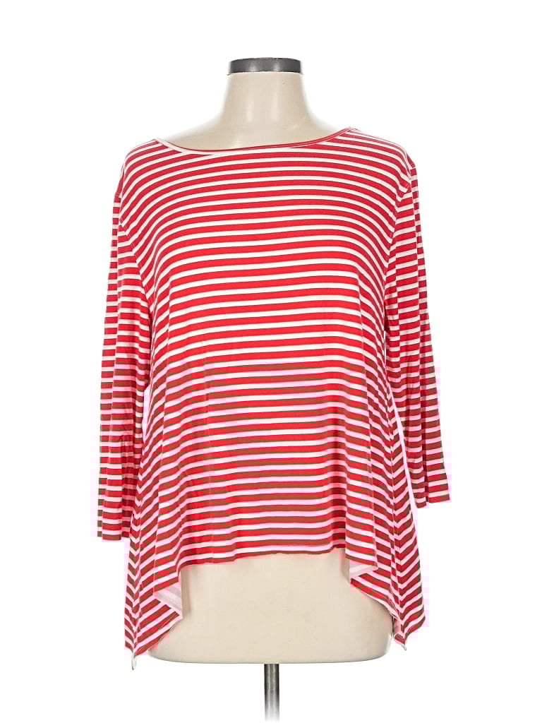 ORVIS Pre-owned 3/4 Sleeve T-shirt In Red