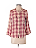 IRO 100% Cotton Red Long Sleeve Button-Down Shirt Size Sm (1) - photo 1