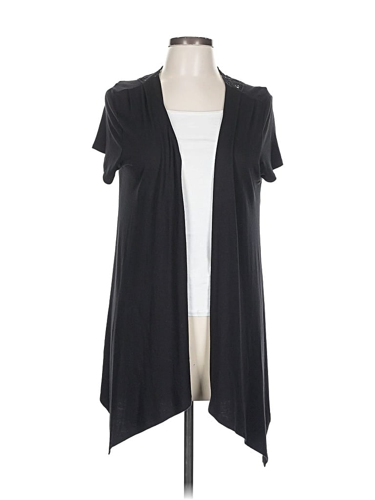 Pre-owned Ab Studio Cardigan Sweater In Black