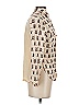 Porridge Print Ivory Long Sleeve Blouse Size XS - photo 4