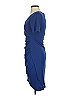 H&M Solid Blue Cocktail Dress Size XS - photo 5