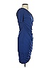 H&M Solid Blue Cocktail Dress Size XS - photo 4