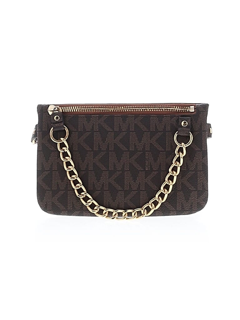 Click to view more detailed imagery on our partner's website Pre-owned Michael Michael Kors Leather Belt Bag In Brown