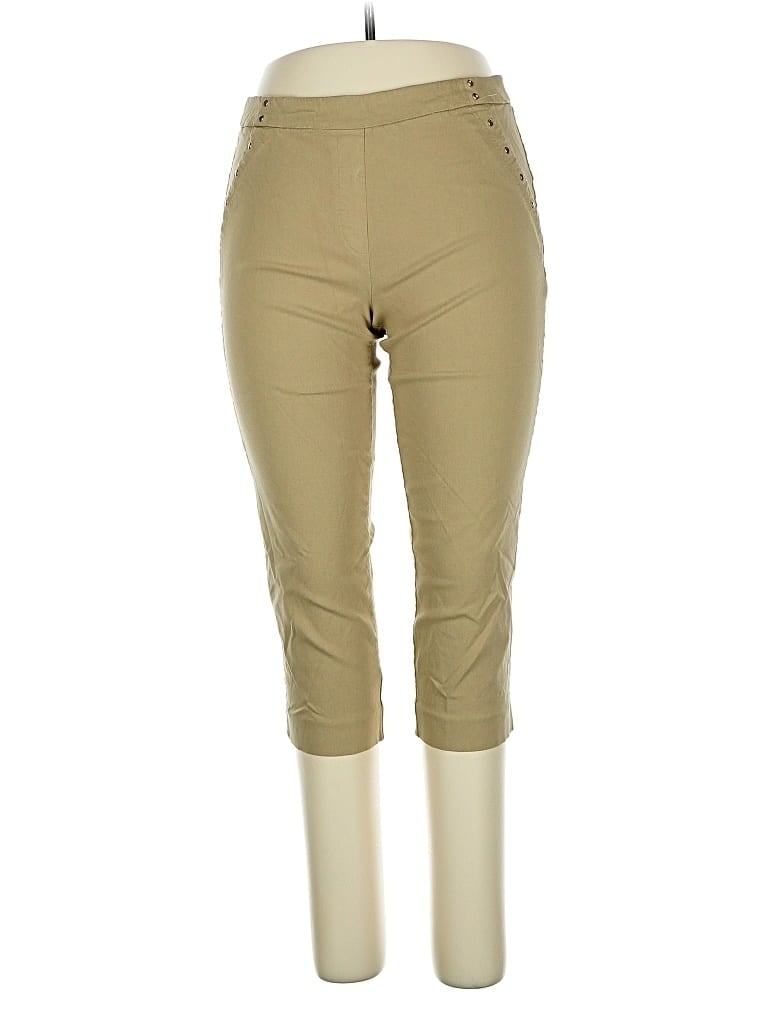 Pre-owned Zac & Rachel Khaki Pant In Brown