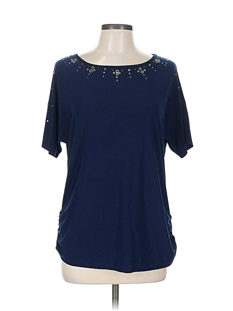 Pre-owned Perseption Concept Short Sleeve T-shirt In Blue