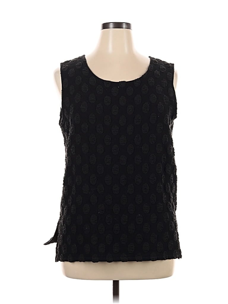 Click to view more detailed imagery on our partner's website Pre-owned Caroline Rose Sleeveless Blouse In Black