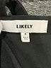 Likely Solid Black Cocktail Dress Size 4 - photo 6