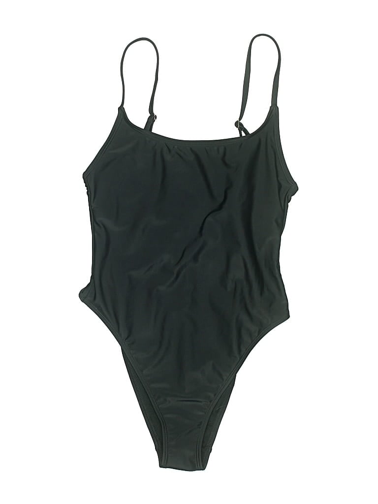 Pre-owned Wild Fable One Piece Swimsuit In Black