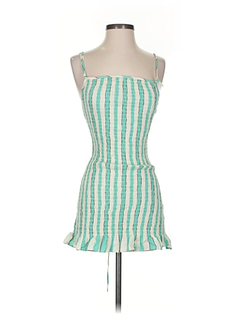 Pre-owned Free-est By Free People Casual Dress In Green